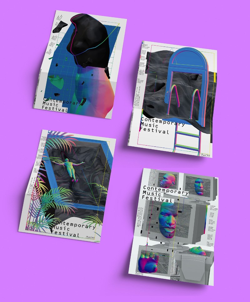 Nina Kazanova é uma designer gráfica russa nascida em Vladivostok. Ela estudou Artes na Universidade de São Petersburgo e usou o que aprendeu por lá para criar um portfólio de design para lá de especial.