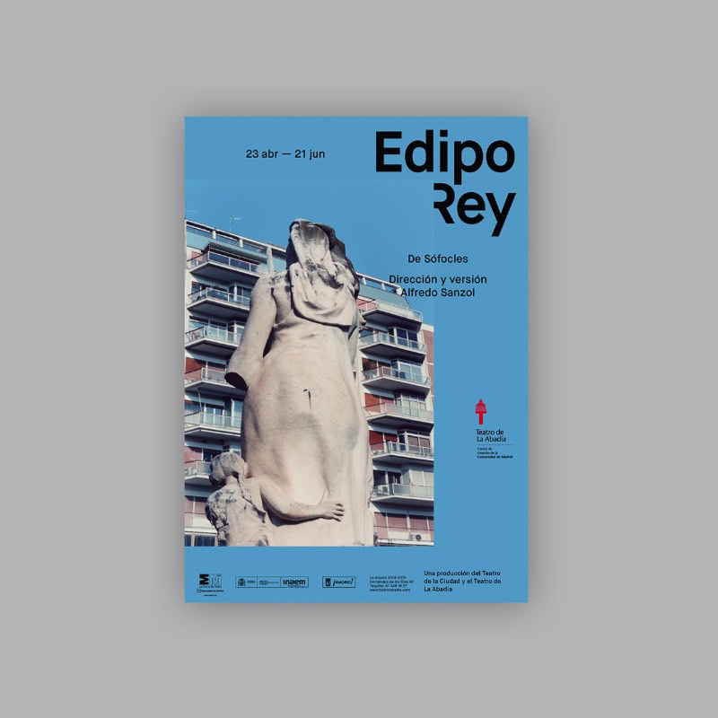 Aqui vocês podem ver os posters da temporada de 2014-2015 do Teatro de La Abadía criado pelo pessoal do estúdio Tres Tipos Gráficos, lá de Madrid. O apelo da direção de arte foi focado no lado fotográfico do design gráfico e cada peça era representada com uma fotografia.