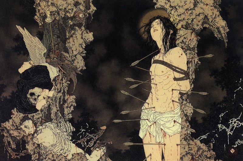 A Arte de Takato Yamamoto poderia ser descrita como uma brilhante mistura de ilustração, sexo e violência. Os traços de Takato Yamamoto mostram jovens mulheres de visual asiático em momentos de uma serenidade que será perturbada por uma narrativa perturbadora. 