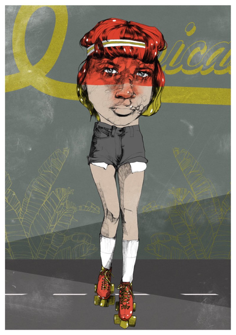 Maria Suckert é uma ilustradora alemã, trabalhando direto de Weimar como freelancer. Ela formou em comunicação visual em 2012 e desde então vem trabalhando com vários projetos diferentes entre eles alguns materiais para a revista Rolling Stone. 