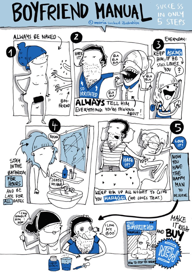 Maria Suckert é uma ilustradora alemã, trabalhando direto de Weimar como freelancer. Ela formou em comunicação visual em 2012 e desde então vem trabalhando com vários projetos diferentes entre eles alguns materiais para a revista Rolling Stone. 