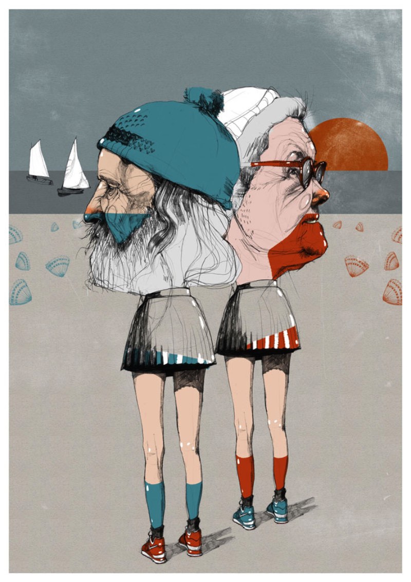 Maria Suckert é uma ilustradora alemã, trabalhando direto de Weimar como freelancer. Ela formou em comunicação visual em 2012 e desde então vem trabalhando com vários projetos diferentes entre eles alguns materiais para a revista Rolling Stone. 