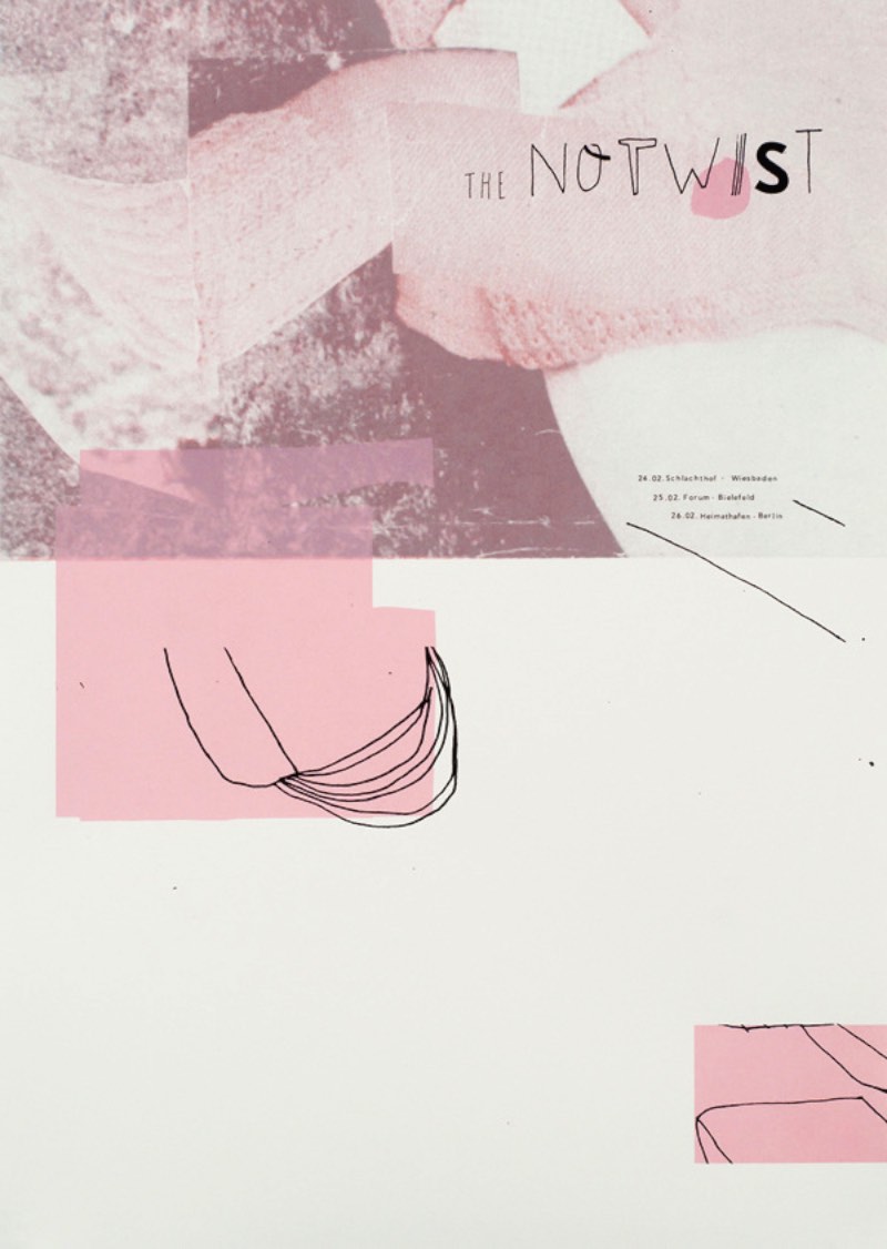 Damien Tran é um designer com um estilo abstrato de ilustração e design que me chamou a atenção no momento que me deparei com seu portfólio. Seus posters de shows misturam colagem, uma estética simples e bem DIY. Bem ao contrário do que vejo todos os dias pelas ruas aqui de Berlin.