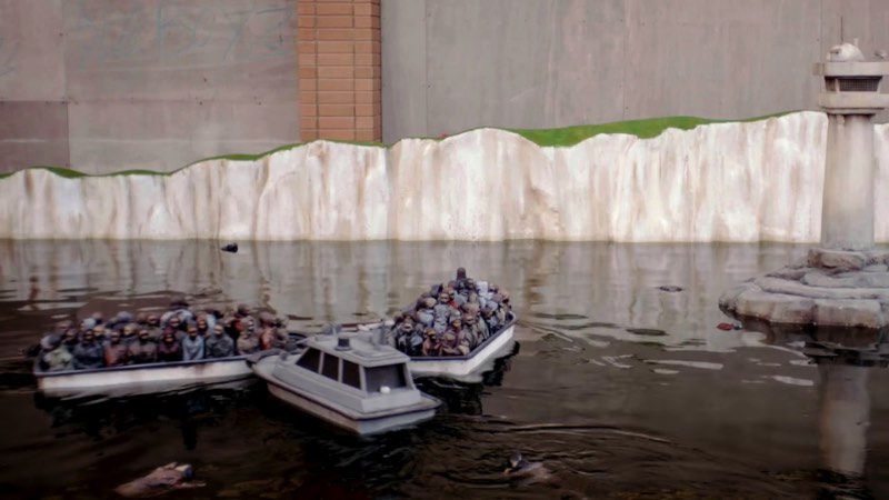 Você já viu aqui uma dezena de fotos sobre o novo projeto de arte do Banksy, o parque temático Dismaland. Mas, para deixar a experiência do parque de diversões ainda mais próximo da nossa realidade, Banksy criou essa espécie de comercial que descreve bem por que todo mundo deveria visitar o local. Além de dar um pequeno preview do que é Dismaland e as obras que podem ser vistas lá dentro.