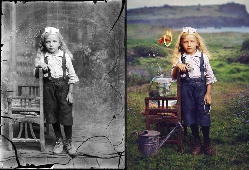 Na interseção entre antiguidade e modernidade, você vai encontrar esse peculiar projeto de Jane Long. Dancing with Costic? mistura o charme histórico das fotografias do arquivo de Costica Acsinte com um surrealismo digital. O que Jane Long é fenomenal. Essa reinterpretação de fotografias do passado através de um surrealismo digital me surpreendeu aqui. E acredito que vocês vão adorar também.