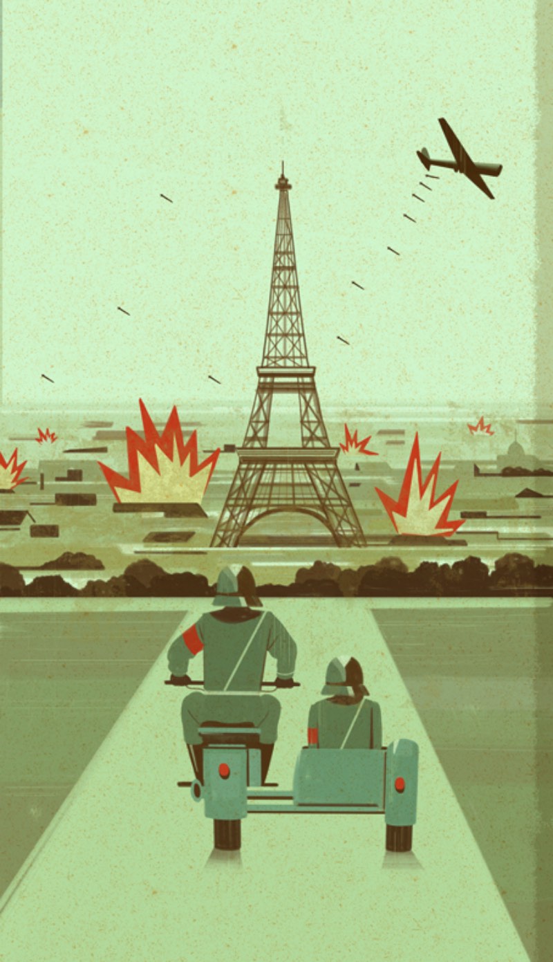 Emiliano Ponzi é um ilustrador italiano baseado em Milão cujo trabalho de ilustração é repleto de repetições, texturas e fortes composições gráficas. Por essas qualidades, seu trabalho já apareceu em várias campanhas publicitárias, revistas, livros e jornais. Seus clientes vão desde o The New York Times a United Airlines, passando por The Economist e United Airlines.