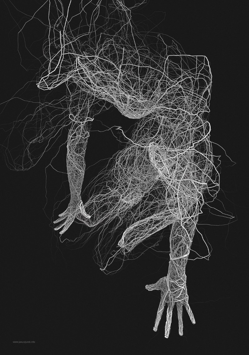 Janusz Jurek é um designer e artista polonês cujo trabalho mistura renderizações tridimensionais abstratas com design gráfico. Criando assim um visual bem diferente e para lá de interessante. O que mais me chamou a atenção no trabalho do Janusz Jurek foi a forma com a qual ele trabalha com suas estranhas renderizações e usa delas para criar formas na frente dos nossos olhos. 
