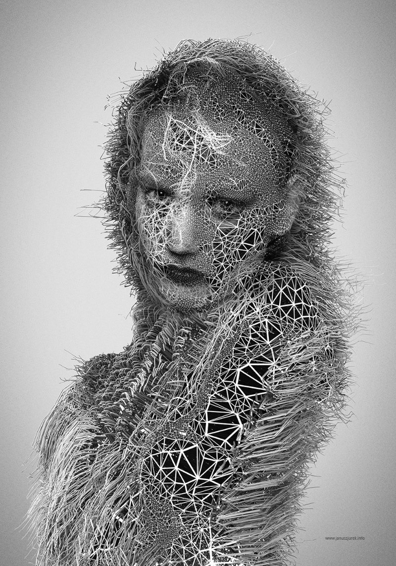 Janusz Jurek é um designer e artista polonês cujo trabalho mistura renderizações tridimensionais abstratas com design gráfico. Criando assim um visual bem diferente e para lá de interessante. O que mais me chamou a atenção no trabalho do Janusz Jurek foi a forma com a qual ele trabalha com suas estranhas renderizações e usa delas para criar formas na frente dos nossos olhos. 