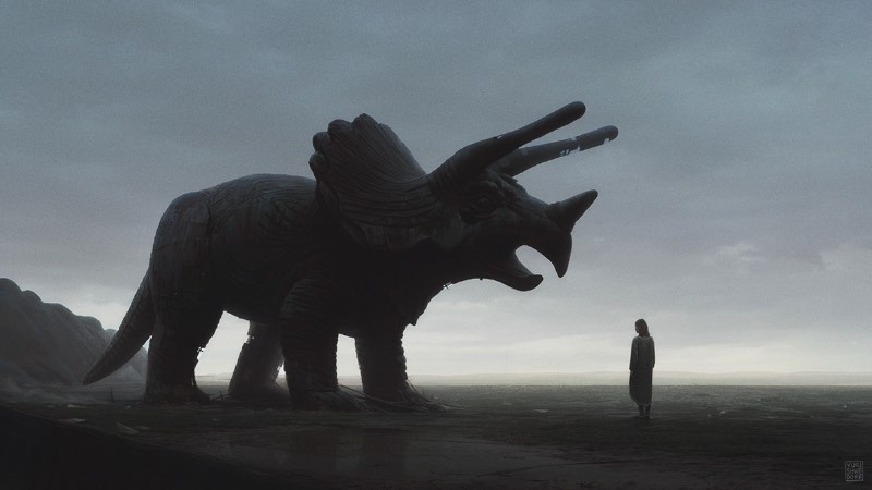 Yuri Shwedoff é um artista digital baseado em Moscou cujo trabalho é repleto de paisagens dramáticas repletas de uma temática pós apocalíptica. E, essas paisagens e cenários misturam uma temática de ficção científica onde a tecnologia e a biologia parecem andar de mãos dadas.