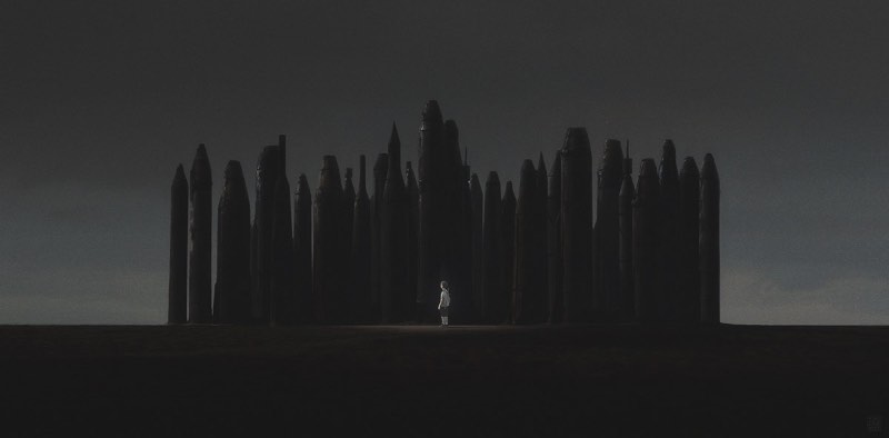 Yuri Shwedoff é um artista digital baseado em Moscou cujo trabalho é repleto de paisagens dramáticas repletas de uma temática pós apocalíptica. E, essas paisagens e cenários misturam uma temática de ficção científica onde a tecnologia e a biologia parecem andar de mãos dadas.