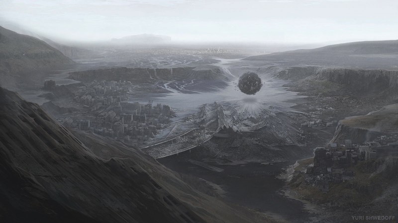 Yuri Shwedoff é um artista digital baseado em Moscou cujo trabalho é repleto de paisagens dramáticas repletas de uma temática pós apocalíptica. E, essas paisagens e cenários misturam uma temática de ficção científica onde a tecnologia e a biologia parecem andar de mãos dadas.