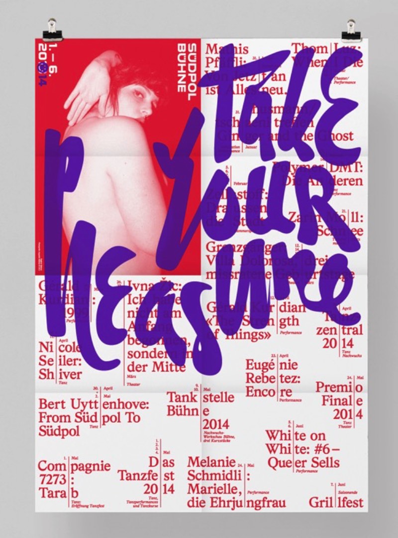 Felix Pfäffli usa das técnicas de risografia para criar seus posters mas a beleza do seu trabalho não para aqui. O designer suíço abriu seu estúdio em Lucerne em 2010 e, desde então, o Feixen anda chamando a atenção do mundo com a qualidade do trabalho produzido ali.