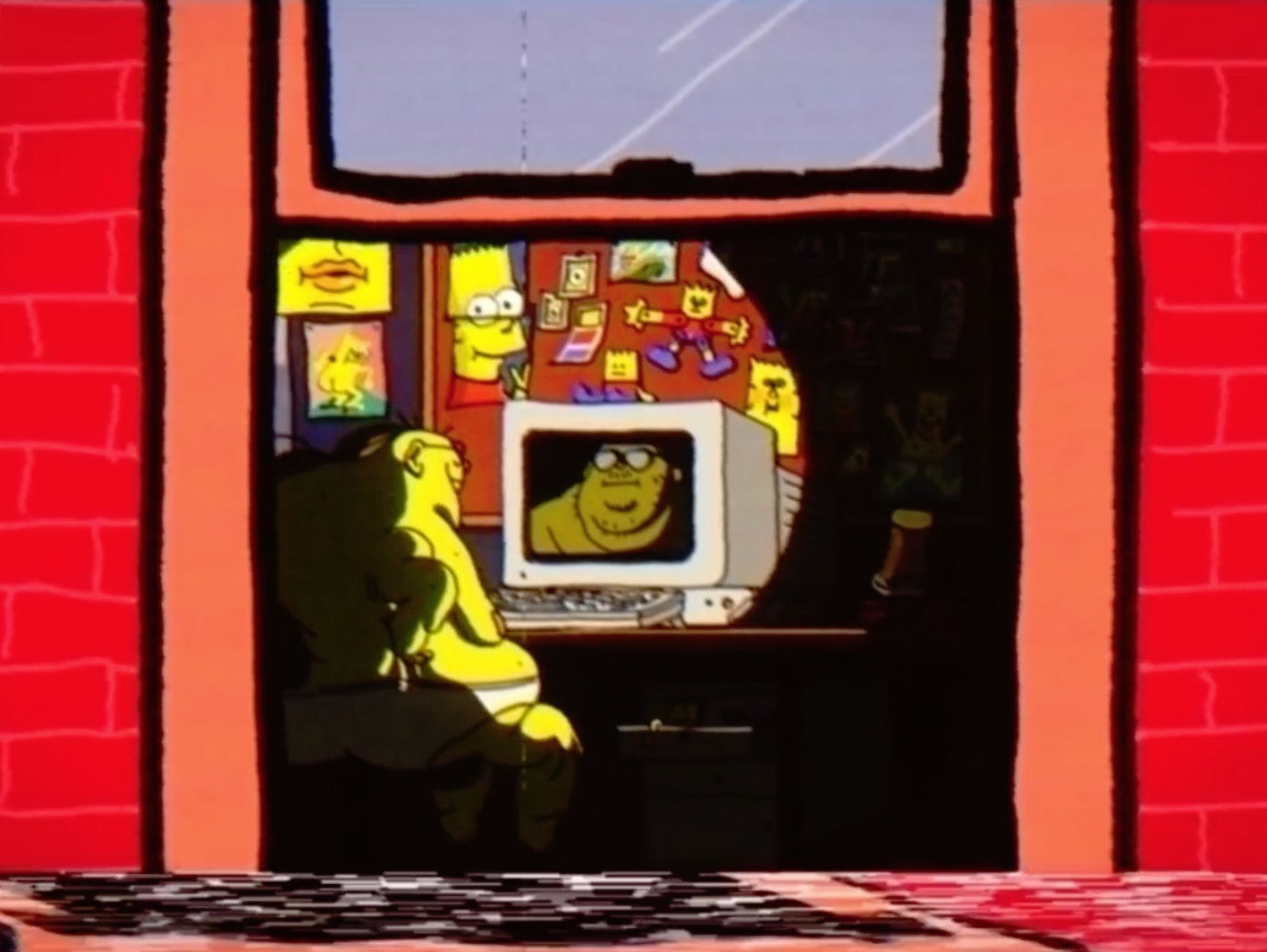 Sim, a gente ama os Simpsons mesmo não tendo assistido o desenho animado tem um belo tempo. Mas, o que Yoann Hervo é algo especial. Especial de um jeito complicado de explicar. Afinal, a abertura dos Simpsons por Yoann Hervo mostra um desenho animado distópico e totalmente bizarro. Aqui os rostos dos personagens são diferentes, distorcidos como as transições de cenas e pneus em chamas pelas ruas mostram que algo errado aconteceu.