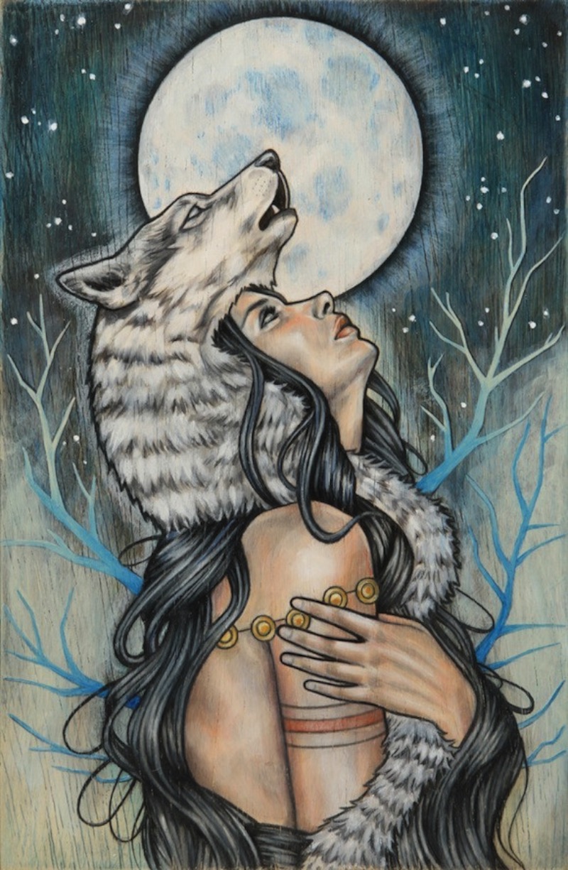 Wendy Ortiz é uma artista auto-didata que produz belíssimas pinturas que podem ser melhor apreciadas nas imagens abaixo. Mas, ela não fica só nas pinturas, ela também faz tatuagens lá em Anaheim, na Califórnia, e você pode ver esse lado do seu trabalho aqui.