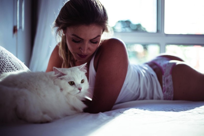Eli Firmeza é fotógrafo e resolveu criar um projeto fotográfico que misturasse gatos de estimação com as mulheres que vivem com eles. E, foi assim que surgiu o Chicks 'n' Cats, uma das séries de fotos mais interessantes que já recebemos por aqui. 