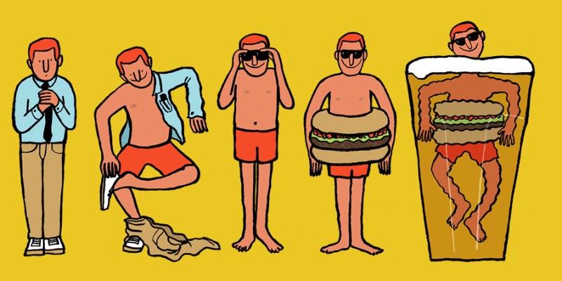 O que mais gosto de ver no trabalho do Jean Jullien é a forma com a qual ele mistura fotografias e ilustrações e critica a sociedade de hoje através de seus ícones de cultura pop. Abaixo você pode ver algumas das novas ilustrações que ele publicou em seu portfólio.