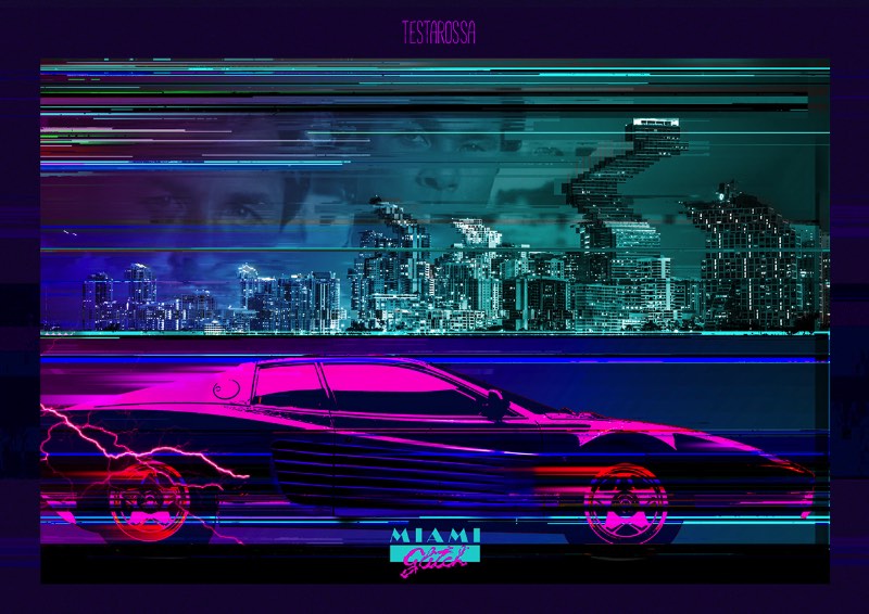 Legends of the Glitch é um projeto de ilustração do Tim Weiske aka The Neatful, um ilustrador e diretor de arte de Hamburgo, no norte da Alemanha. A série de ilustrações chamada Legends of the Glitch surgiu para documentar o passado da estrelas do VHS em todos os seus problemas visuais e estilo e como eles se tornaram parte integral da nossa cultura pop. 