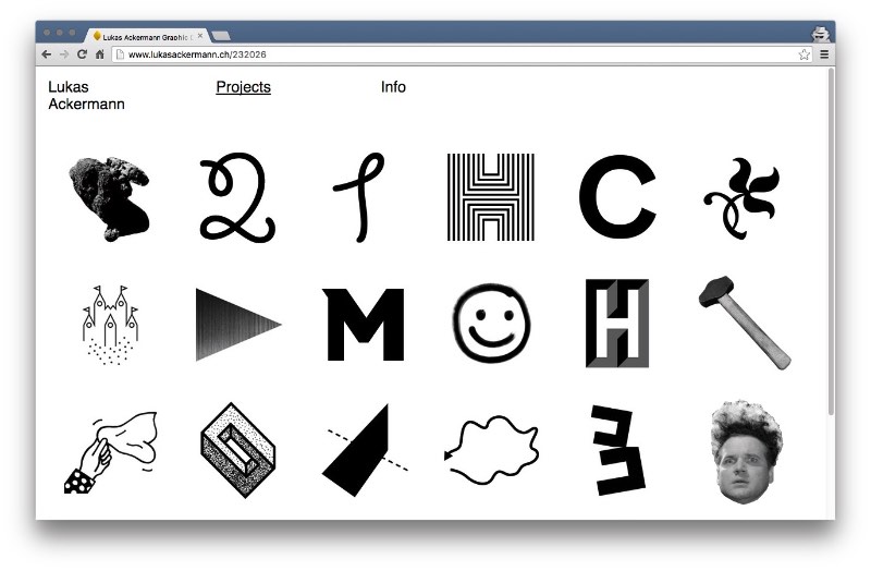 Lukas Ackermann é um designer gráfico suíço, lá de Zurique, com um portfólio cheio de trabalhos para lá de interessantes. Atualmente ele ainda está na universidade, estudando design na Zurich University of the Arts e tenho certeza de que o futuro desse designer será brilhante. 