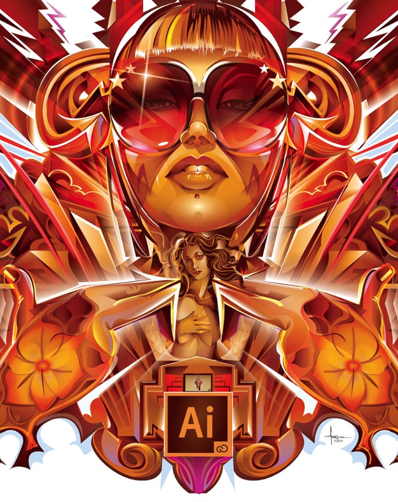 Orlando Arocena é um ilustrador cubano americano que trabalha entregando soluções criativas para marcas famosas através de ilustrações vetoriais. Seu trabalho é de uma beleza técnica fenomenal e, só de observar um pouco seu trabalho, fico imaginando como que alguém consegue criar as imagens que ele cria. Abaixo você pode ver algumas das inúmeras imagens, posters e ilustrações que ele criou para Star Wars, Mad Max e muitos outros clientes.