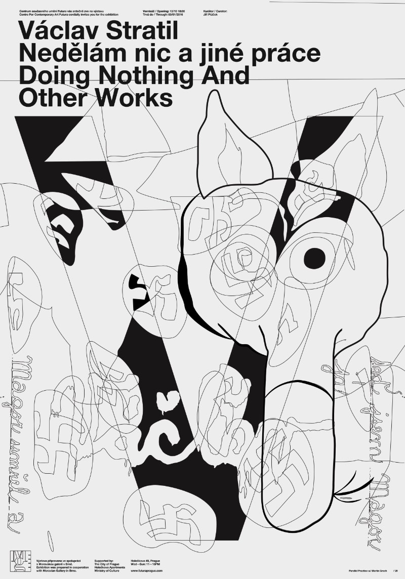 Não consegui descobrir muita coisa sobre o trabalho de Martin Groch. Sei que ele é um designer gráfico da Eslováquia, que ele vive em Praga e que ele sabe muito bem combinar tipografia com imagens e formas abstratas. Mas, meu conhecimento sobre esse designer acaba aqui. 
