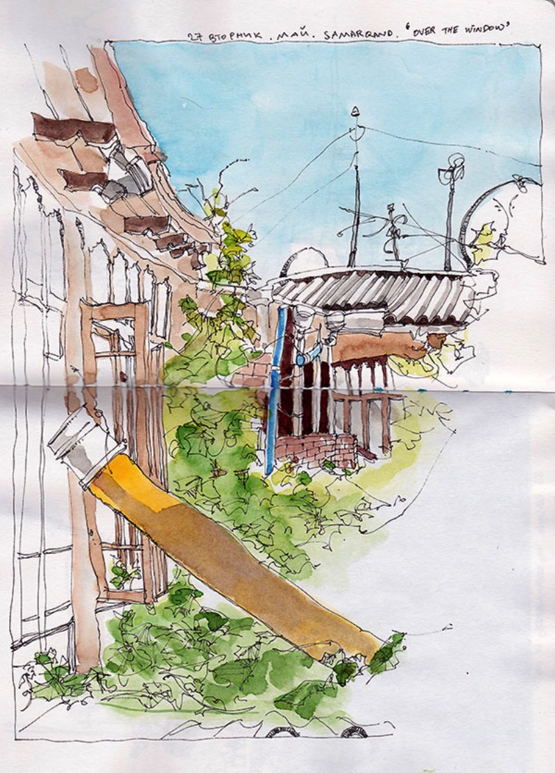 Sunga Park é uma ilustradora, designer gráfica e artista que trabalha lá em Busan, na Coréia do Sul. Muitas das suas ilustrações podem ser vistas em revistas pelo mundo e, atualmente, ela está viajando pela Europa enquanto pinta aquarelas e rascunhos arquitetônicos. 