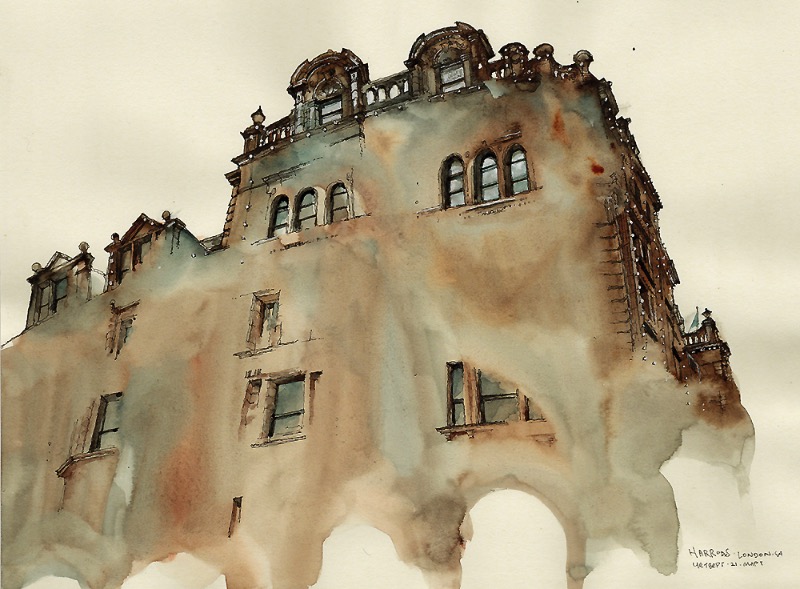 Sunga Park é uma ilustradora, designer gráfica e artista que trabalha lá em Busan, na Coréia do Sul. Muitas das suas ilustrações podem ser vistas em revistas pelo mundo e, atualmente, ela está viajando pela Europa enquanto pinta aquarelas e rascunhos arquitetônicos. 
