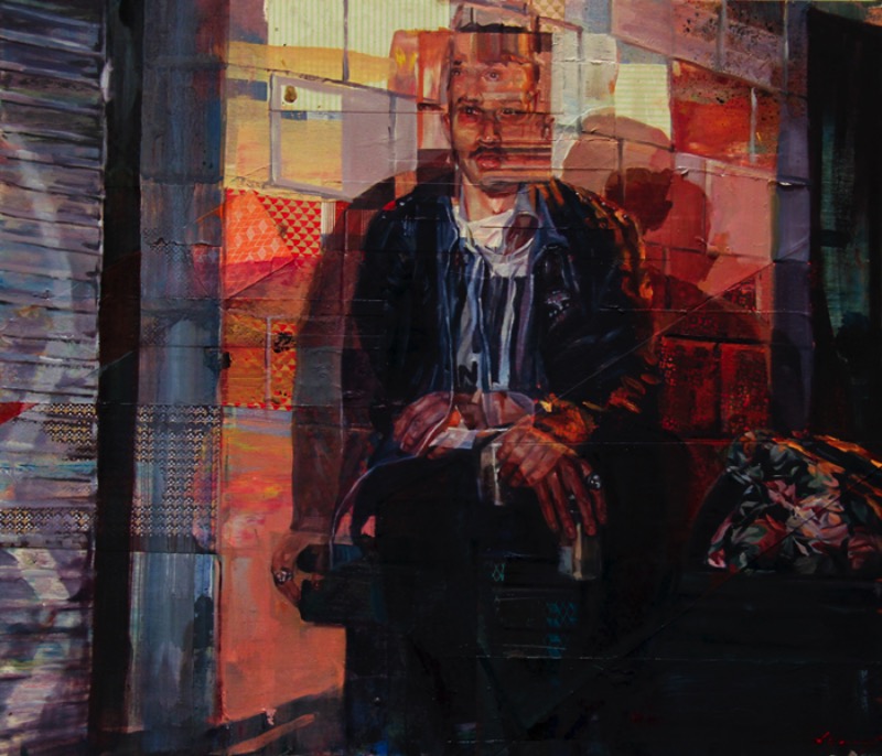Drew Young é um artista canadense que cria pinturas que usam do visual do glitch e da colagem de um jeito bem interessante. Navegar pelo portfólio dele é uma experiência bem interessante já que dá para perceber muito bem as fases e mudanças no estilo desse artista de British Columbia.