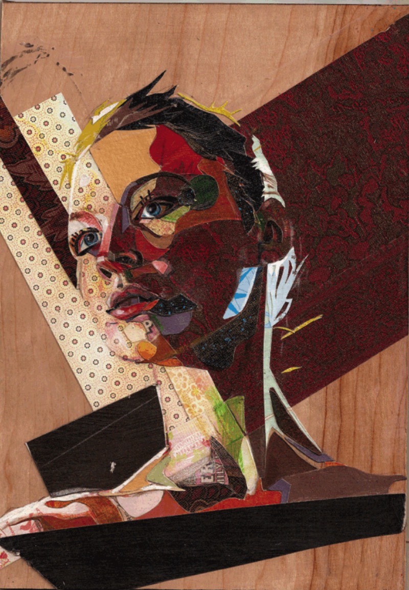 Drew Young é um artista canadense que cria pinturas que usam do visual do glitch e da colagem de um jeito bem interessante. Navegar pelo portfólio dele é uma experiência bem interessante já que dá para perceber muito bem as fases e mudanças no estilo desse artista de British Columbia.