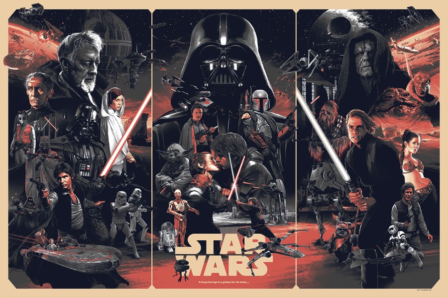 Se você já acompanha o Pristina.org tem um tempo, sabe que somos grandes fãs de Star Wars e temos alguns posts aqui para provar isso. E, assim que vimos o material que Grzegorz Domaradzki criou para a Bottleneck Gallery, sabíamos que esse conteúdo viria para o site. 
