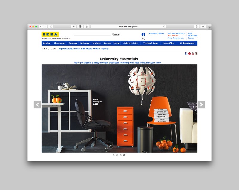 #IKEArethink - Em outubro de 2015, a ICON Magazine convidou os diretores de criação da Freytag Anderson, Daniel Freytag e Greig Anderson, para contribuir para a edição da revista chamada Rethink. E a ideia dessa edição da revista era repensar o logo de uma marca que eles acreditam que precisa ser revisto. Foi assim que eles criaram um novo logo para IKEA.
