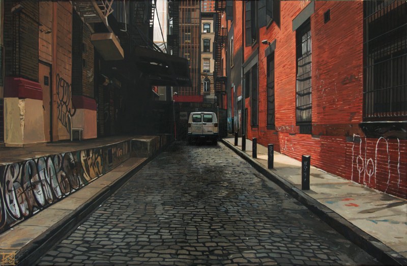 Luis Perez é um artista espanhol cujo estilo de pinturas hiper realistas tem a proposta de reviver o Regionalismo, estilo americano que costumava retratar cenas dinâmicas da vida urbana e rural. Quando você der uma olhada nas imagens abaixo, tente manter esse detalhe em mente. 