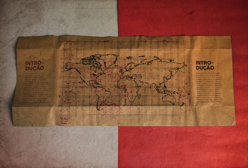Linhas de guerra 1933-45 é o nome desse livro objeto criado pelo estudante de design Gustavo Vitulo como projeto final no curso de Design Gráfico da UEMG. O objetivo do trabalho foi de refletir sobre a influência da Segunda Guerra Mundial na história do design editorial e gráfico. 