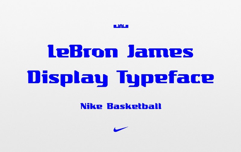 Parece que a Sawdust não ficou por ai. Afinal os designers por trás da Sawdust, Jonathan Quainton e Rob Gonzalez, acabaram de lançar uma fonte criada especialmente para LeBron James, uma das maiores estrelas do basquete americano nos dias de hoje.