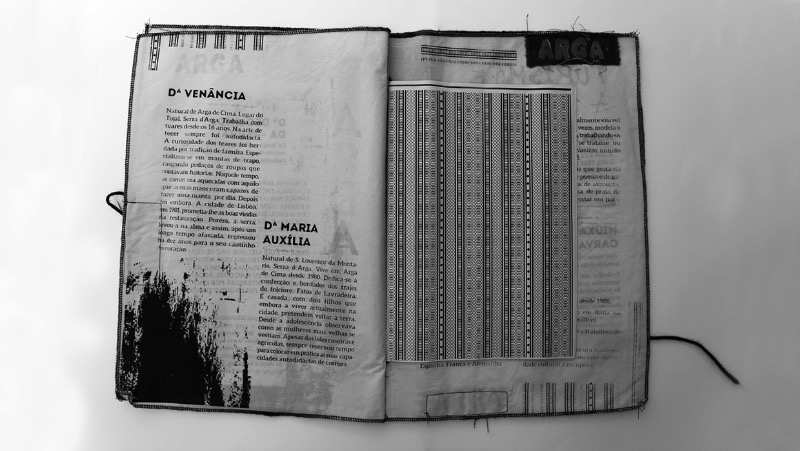 Senhora d'Arga é um projeto comunitário liderado pela artista protuguesa Luísa Manso e esse projeto tem a finalidade de redescobrir as tradições da região de Serra d'Arga. Localizada no norte de Portugal, Serra d'Arga é famosa pela suas tradições textêis de bordado e tecelagem. Foi assim que surgiu o jornal feito de tecido chamado de 100% d'Arga.