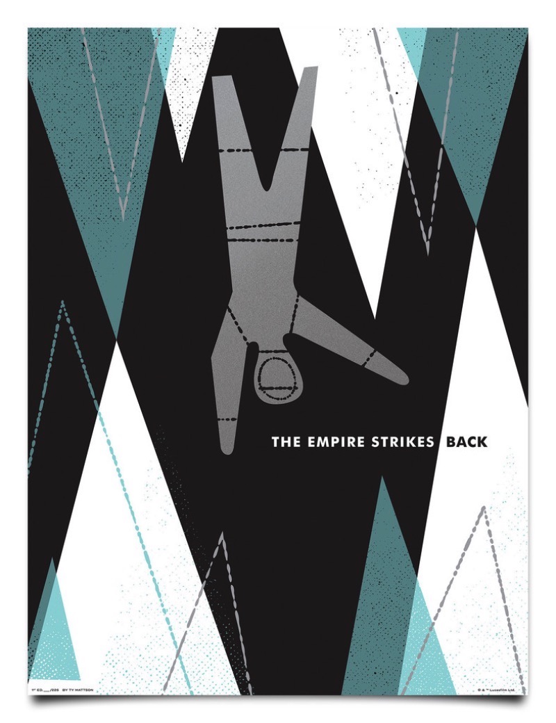 Ty Mattson cresceu no final dos anos setenta e, claro que, Star Wars foram uma grande influência visual para ele. Agora, com o lançamento de uma nova trilogia, ele se deparou com o desafio de usar seu estilo de ilustração para criar posters para a trilogia original da série. 