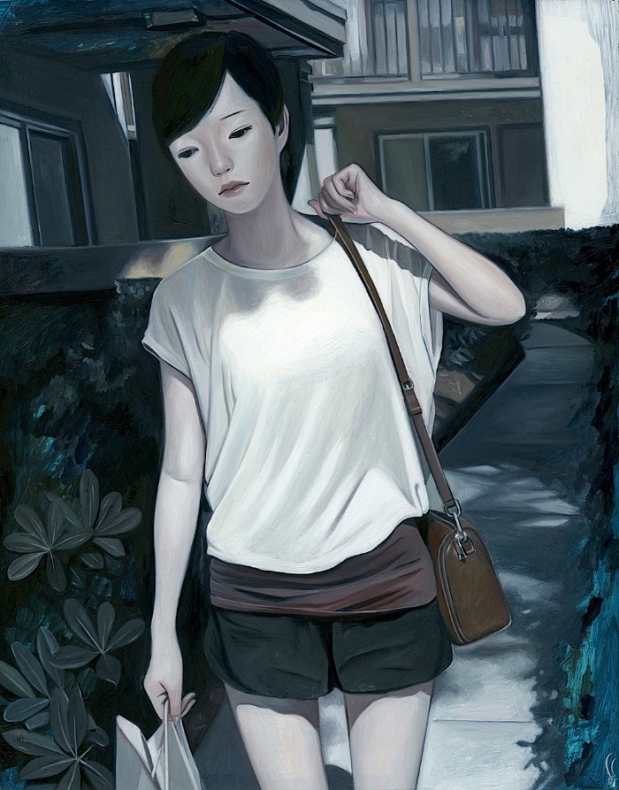 Joanne Nam é uma artista coreana baseada em Los Angeles cujo trabalho artístico é composto de garotas pintadas em tons pastéis onde o surrealismo e o realismo se misturam de uma forma estranha. A artista que se considera uma garota de cidade grande e fã de filmes de terror, passou a infância na Coréia onde passava os dias pelas florestas ao redor da sua cidade.