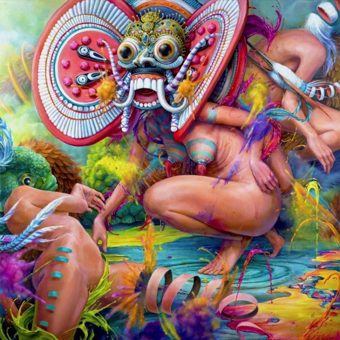 As pinturas de Hannah Faith Yata mostram uma miríade de conceitos políticos que vão desde a degradação ambiental até temas de injustiça moral e passando pelo feminismo. Tudo isso é mostrado através de cenas de uma natureza quase caótica onde mulheres semi nuas aparecem com cabeças de peixes como se essas máscaras escondessem algo ainda mais estranho.