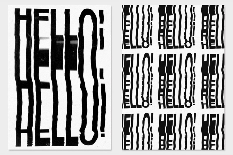 O designer espanhol Ruben Montero resolveu distorcer alguns experimentos tipográficos usando um scanner e um pouco de movimento. Foi assim que surgiu seu projeto de tipografia distorcida chamado Scanmania. O designer usou de frases e textos literários para brincar e distorcer imagens. Depois disso, ele manipulava as imagens usando um scanner e, no final, surgiram alguns posters com os seus experimentos favoritos.