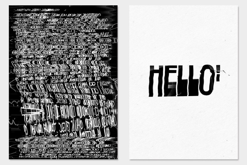 O designer espanhol Ruben Montero resolveu distorcer alguns experimentos tipográficos usando um scanner e um pouco de movimento. Foi assim que surgiu seu projeto de tipografia distorcida chamado Scanmania. O designer usou de frases e textos literários para brincar e distorcer imagens. Depois disso, ele manipulava as imagens usando um scanner e, no final, surgiram alguns posters com os seus experimentos favoritos.