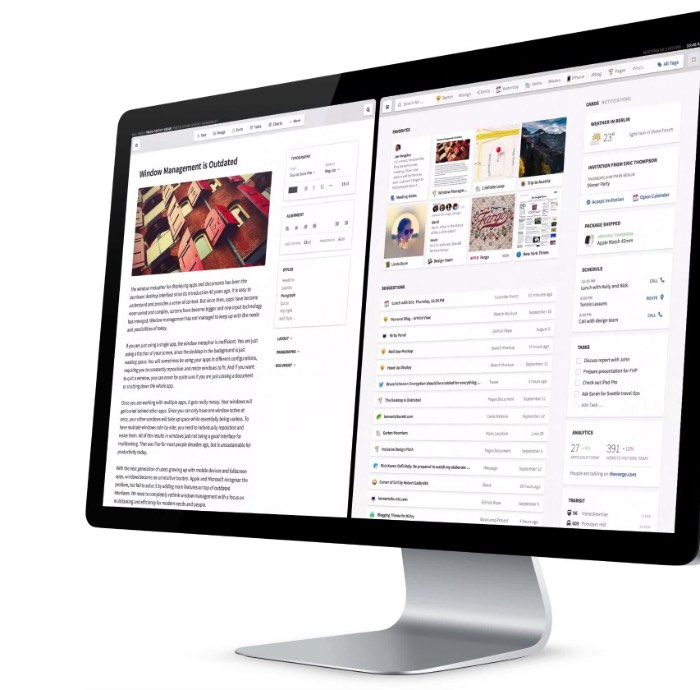 Muitos neurônios entraram em funcionamento para colocar em prática as ideias por trás de Desktop Neo, projeto de graduação do estudante Lennart Ziburski. Com seus 21 anos de idade, ele resolveu repensar o sistema operacional de um jeito mais prático, mais simples e mais inteligente. Seu argumento é que, o mundo mobile evoluiu muito rapidamente nos últimos anos e o desktop foi ficando cada vez mais de lado. Hoje em dia, temos um desktop ainda preso nos conceitos de pastas, janelas e mouse. Ele acredita que isso precisa mudar. Para isso, ele começou a prototipar o seu Desktop Neo.