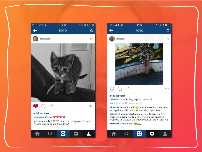 Criação de Amanda Losi, Eveline Farina e Thais Costa e desenvolvido na Miami Ad School/ESPM, o Projeto Sigo de Volta é uma ação de guerrilha no Instagram que se apropria da mania que algumas pessoas tem de seguir de volta e trocar likes e interações no aplicativo sem nunca ter conhecido ou sequer visto a pessoa. A ideia aqui foi de usar esse comportamento para mostrar quem realmente quer te seguir de volta na vida real. Para isso, foram criados perfis de animais stalkers para comentar o famoso sigo de volta em fotos de desconhecidos numa tentativa de conseguir o que esses animais mais querem: um dono para seguir. 