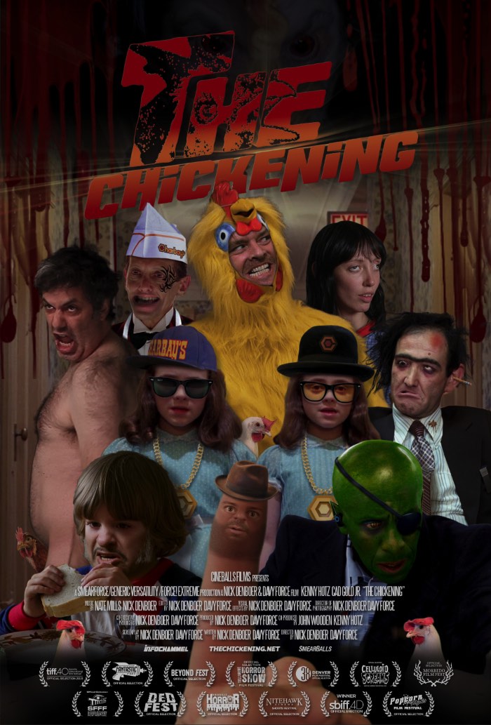 The Chickening é um curta metragem surreal que passou no Sundance de 2016 e deve ter deixado muita gente de boa aberta. O filme é o trabalho coletivo de Nick DenBoer e Davy Force que separaram, recortaram, reanimaram e distorceram completamente uma das obras primas do falecido diretor Stanley Kubrick. The Chickening é um remix bizarro de The Shining, o Iluminado em português, e esse filme nunca mais será o mesmo.
