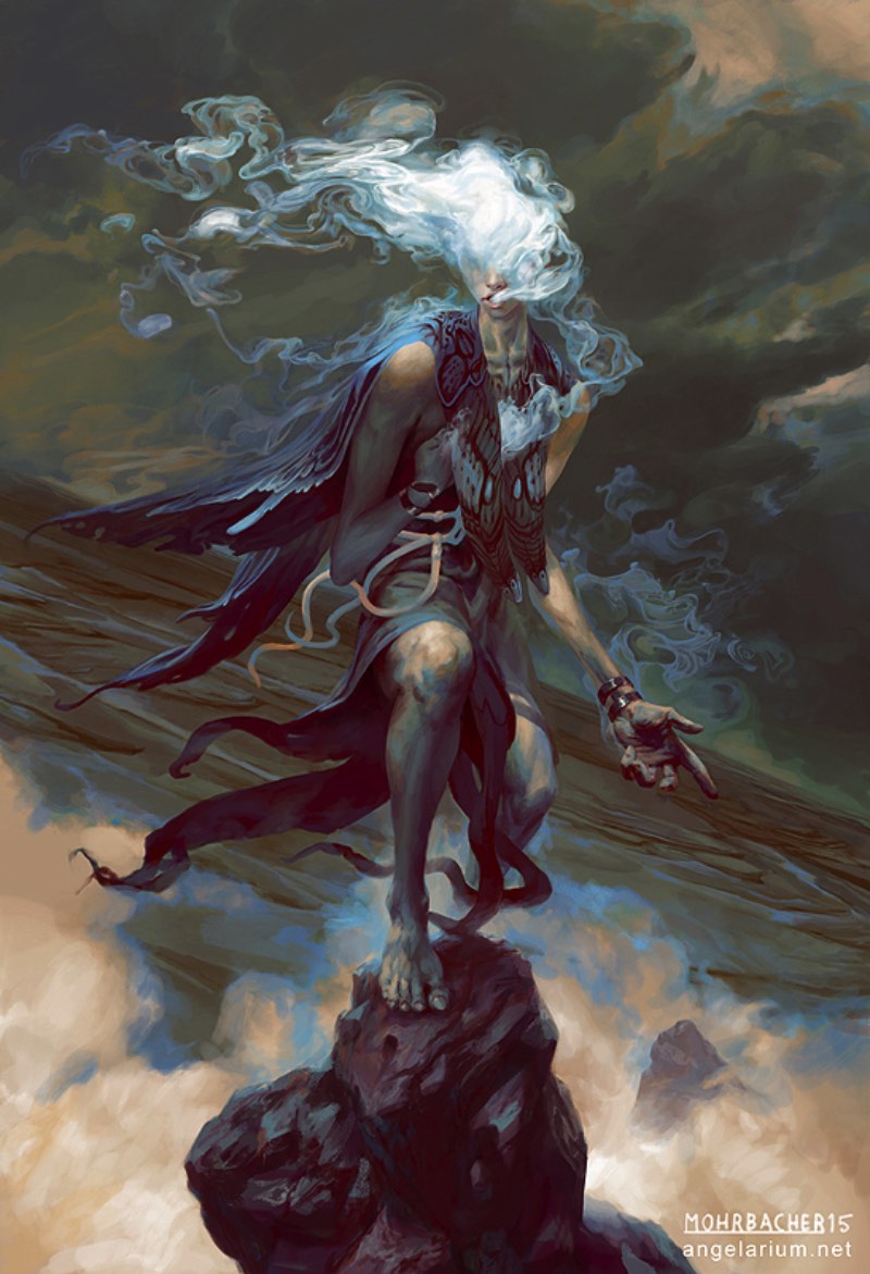 Em tempos antigos, The Watchers eram anjos que vieram para a Terra para ajudar os humanos com o Universo. Mas eles se tornaram orgulhosos demais e foram quase destruídos com o tempo. Essa é a história por trás de uma das criações do ilustrador americano Peter Mohrbacher. Nas imagens abaixo você vai poder ver algumas das ilustrações que ele criou para seu projeto chamado Angelarium. É lá que vivem suas criações e é lá que você pode aprender ainda mais sobre esse mundo de fantasia.