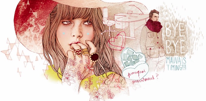 Ëlodie é como é conhecida a ilustradora de moda que, desde 2010, vem mostrando ao mundo seu estilo poético e realista de ilustração de moda. Seu trabalho é feito usando técnicas tradicionais e ela adora experimentar com novas ideais para inserir uma nova alma em seu trabalho.