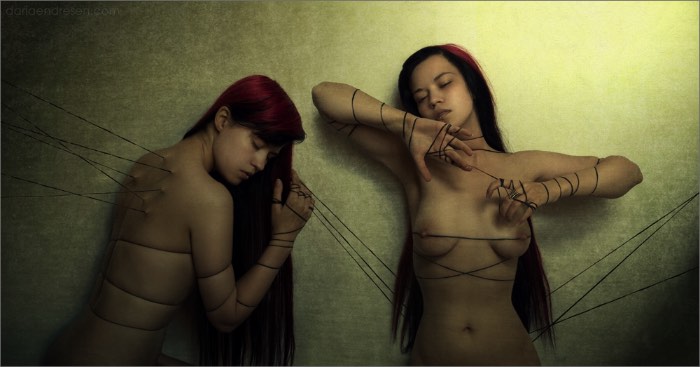Daria Endresen é uma fotógrafa norueguesa com uma estética única e bem pesada. Em suas fotografias, as pessoas não parecem pessoas e me lembram mais seres extraterrestres do que qualquer outra coisa. 