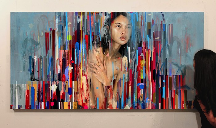 Já ando acompanhando o trabalho do Erik Jones tem alguns anos. Seja pelo instagram, facebook ou mesmo no seu portfolio online e sempre gosto de fazer uma visita a sua presença online para descobrir o que ele anda fazendo. Afinal, sua mistura de formas geométricas, caveiras e retratos femininos é inspirador e extremamente interessante.