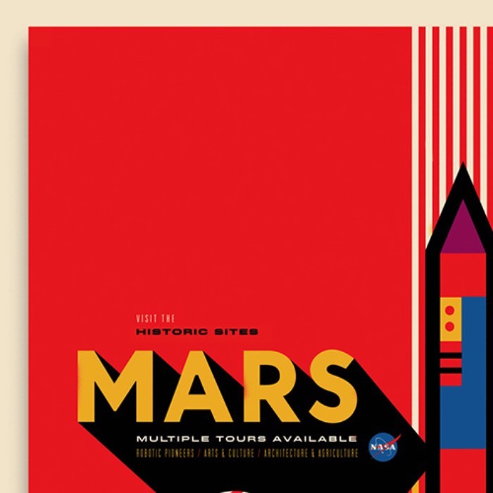 Essa semana, o escritório de design americano conhecido como Invisible Creature anunciou uma série de três posters criados para o Jet Propulsion Laboratory da NASA. Esses posters ilustrados foram feitos pela empresa para serem dados como presentes para a equipe do laboratório, incluindo ai todos os cientistas, engenheiros e oficiais do governo. No futuro, a NADA foi liberar, gratuitamente, cópias digitais do material e você pode comprar alguns posters direto no site do Invisible Creatures. 