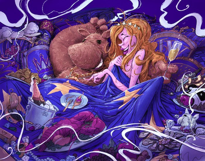 Michal Dziekan é um ilustrador e criador de personagens polonês nascido em 1985 e com um portfolio repleto de imagens fenomenais. Ele começou com design no mundo da animação, mudou de área em 2011 e foi mexer com imagens estáticas.