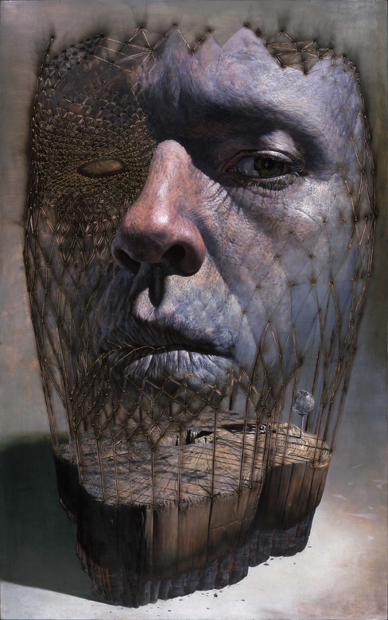 Ian Ingram é um artista que explora a arte de auto retratos de um jeito bem experimental. As imagens que ele cria podem ser feitas usando pastel, tinta, aquarelas, carvão e outros materiais menos comuns como cera de abelha, cordões e asas de borboletas. Mas não é só com o material que ele experimenta. As ilustrações criadas pelo artista exploram como vemos a nós mesmo e como podemos mudar a forma que outras pessoas nos vêem.