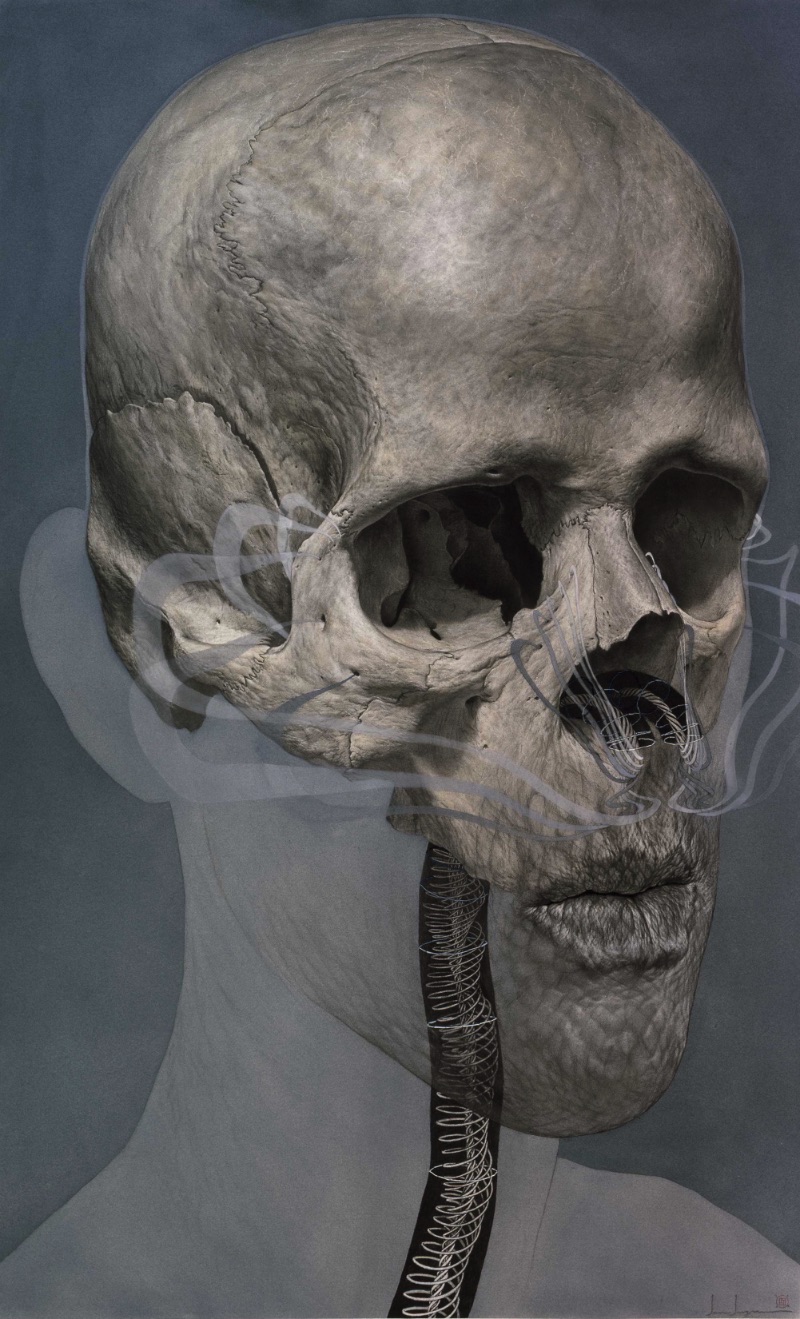 Ian Ingram é um artista que explora a arte de auto retratos de um jeito bem experimental. As imagens que ele cria podem ser feitas usando pastel, tinta, aquarelas, carvão e outros materiais menos comuns como cera de abelha, cordões e asas de borboletas. Mas não é só com o material que ele experimenta. As ilustrações criadas pelo artista exploram como vemos a nós mesmo e como podemos mudar a forma que outras pessoas nos vêem.